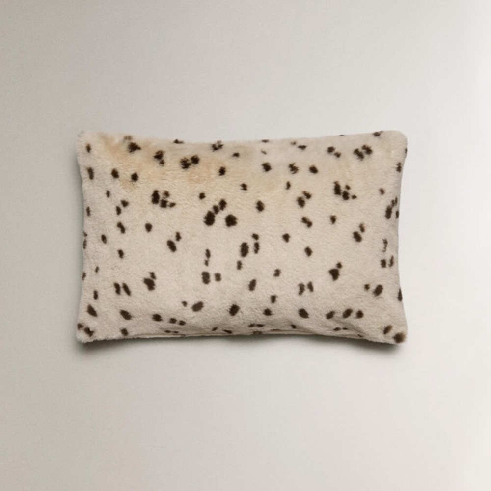 Zara Home Animal Print Throw Pillow Cover